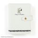 2021 Peanuts Snoopy 6-Rings Personal Organizer Compact Planner Schedule Book Agenda White