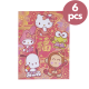 Sanrio Characters Hello Kitty 福 BLISS Bronzing Chinese New Year Red Envelopes Pocket 6 pcs 