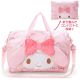 My Melody Face Travel Tote Pouch Shoulder Bag for Hand-Carry Luggage Pink