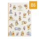 2021 - 2022 Winnie the Pooh 5x8 B6 Weekly Spiral Planner Agenda Schedule Book Kraft Paper Cover