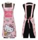 Hello Kitty & Tiny Chum Women Polyester Apron for Cooking Kitchen Craft Gardening Pink