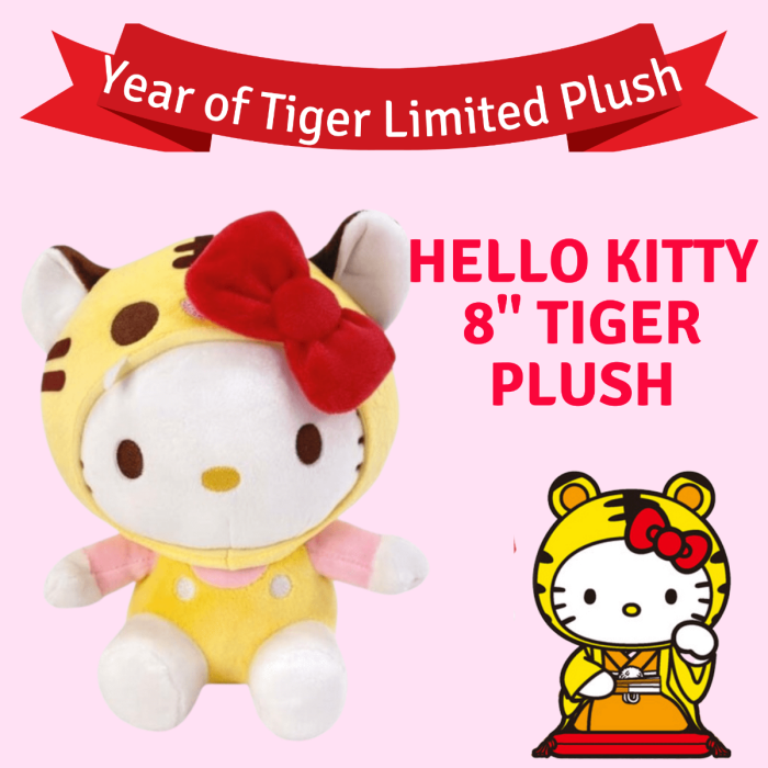 8" Hello Kitty Plush Doll Kimono Anime Model Stuffed Kawaii Toy Kids Xmas Gift 
