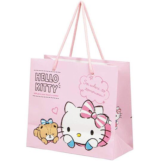 Messenger Bag - Hello Kitty - Teddy Bear w/Flowers New School Book