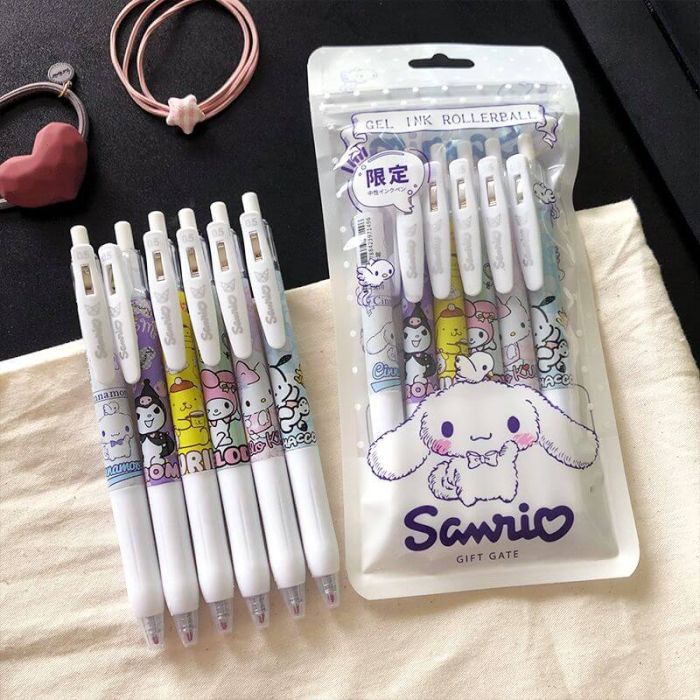 Pompompurin Ballpoint Pen Keroppi Hello Kitty Japan Sanrio Cinnamoroll 