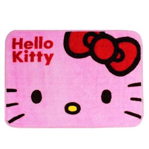 Super Cute Hello Kitty Indoor Outdoor Entrance Rug Floor Mats 22.8"x14.9" Pink 
