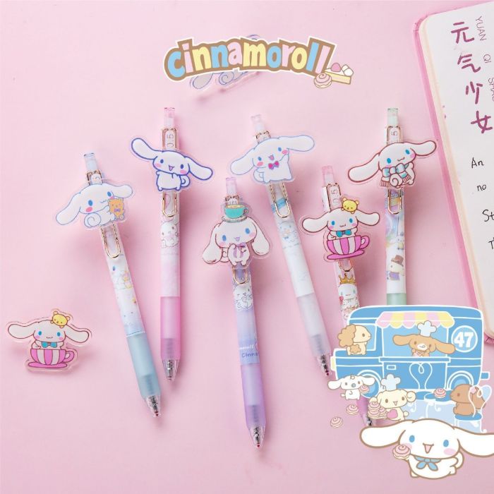 Kawaii Sanrio Characters Pen Set of 6pc【D】