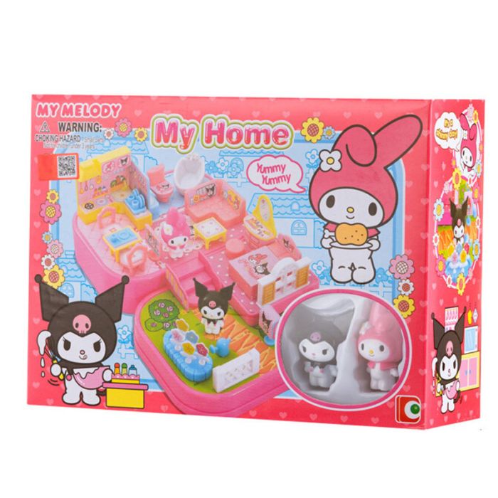 My Melody Kuromi My Home Mini Miniature Toy Preschool Christmas Gift by
