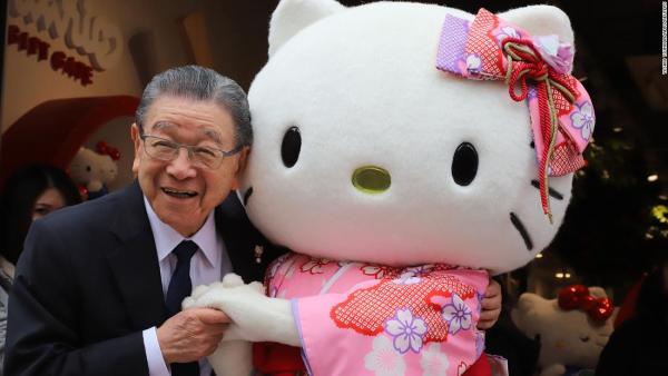 The 92-year-old founder of Hello Kitty is handing the business to his grandson
