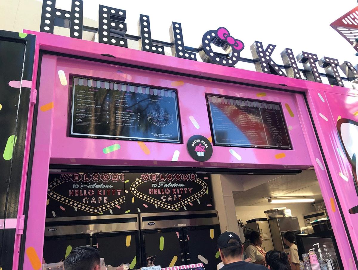 Hello Kitty Cafe Las Vegas - This Hello Kitty cupcake is almost
