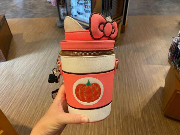 PHOTOS: New Hello Kitty Pumpkin Spice Latte Loungefly Bag Falls Into Universal Orlando Resort