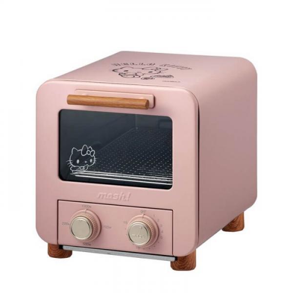 Japanese Brand mosh! x Hello Kitty Retro-Looking Oven Toasters Now Available In Pastel Pink !