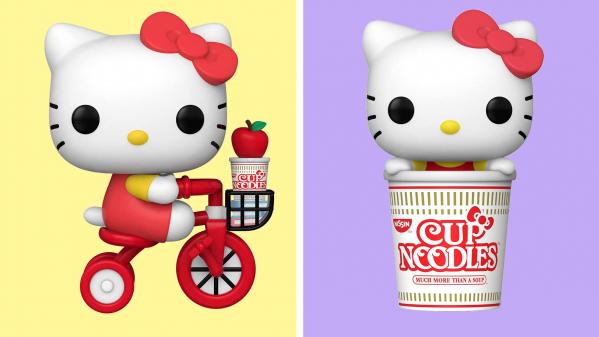 Hello Kitty and Cup Noodles's New Funko Pops